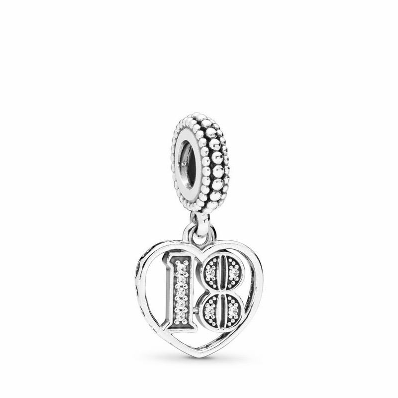 Pandora 18 Dangle Charm Sale NZ, Sterling Silver (872150-YVM)